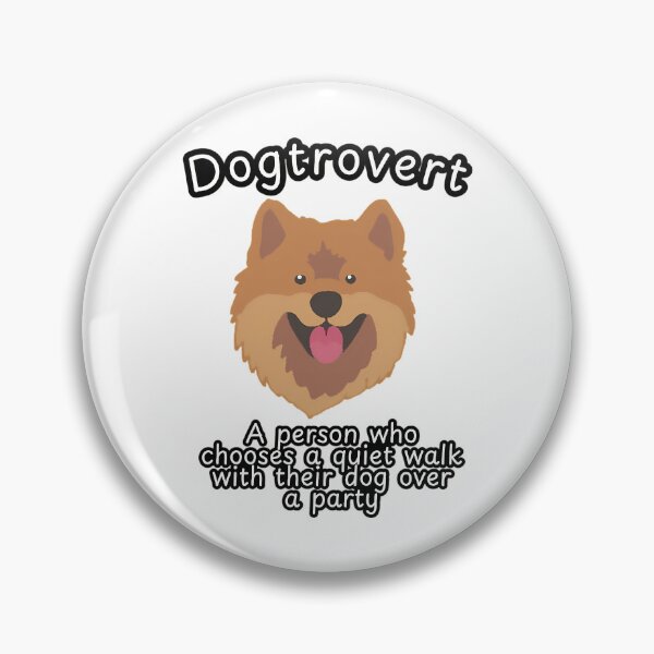 Item preview, Dogtrovert Funny Eurasier Dog Pun designed and sold by ylva-nLoeb.