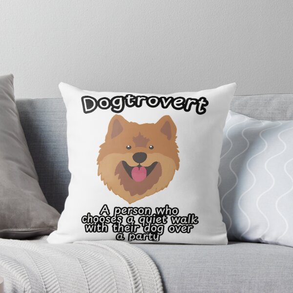Item preview, Dogtrovert Funny Eurasier Dog Pun designed and sold by ylva-nLoeb.
