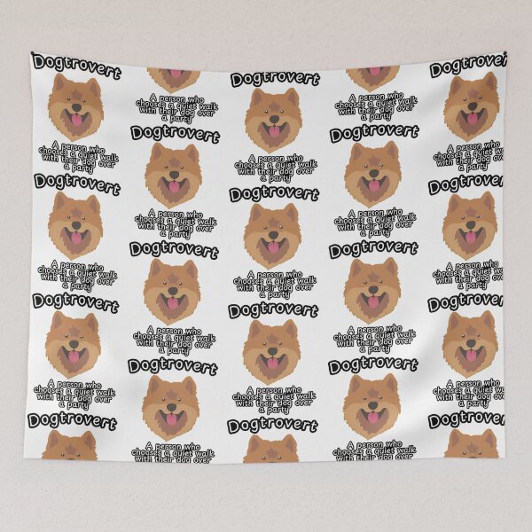 Item preview, Dogtrovert Funny Eurasier Dog Pun designed and sold by ylva-nLoeb.