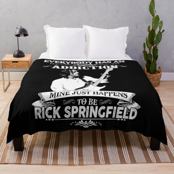 Item preview, Todos tenemos una adicción, la mía simplemente sucede. Rick Springfield, amor de cumpleaños. designed and sold by ionut10T.