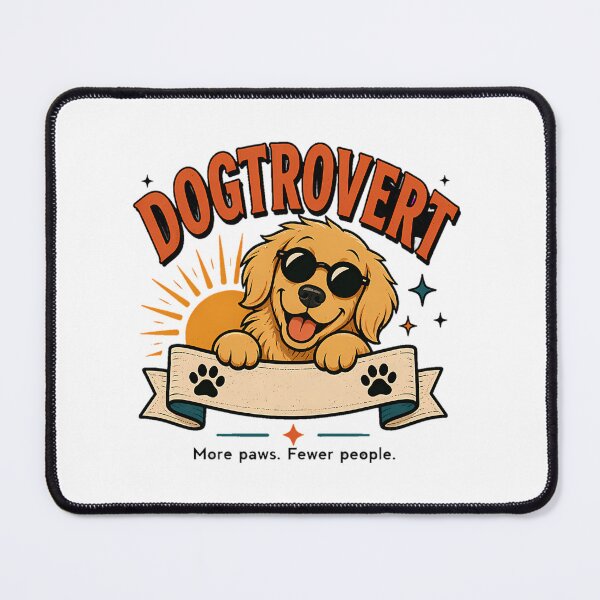 Item preview, Dog-Tro-Vert Funny Introvert Dog Lover Gift Dog Mom Birthday Gift Introvert Dog Lover Graphic designed and sold by ylva-nLoeb.
