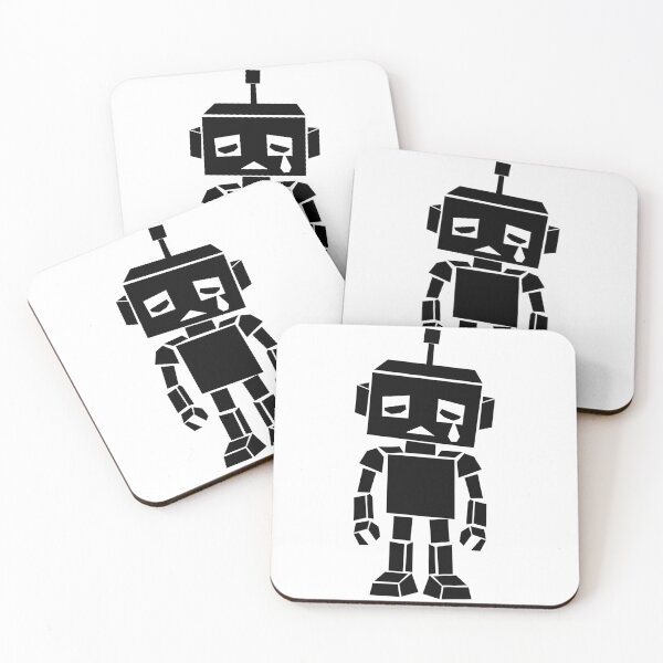 Item preview, Sad Little Retro Robot designed and sold by matybrak.