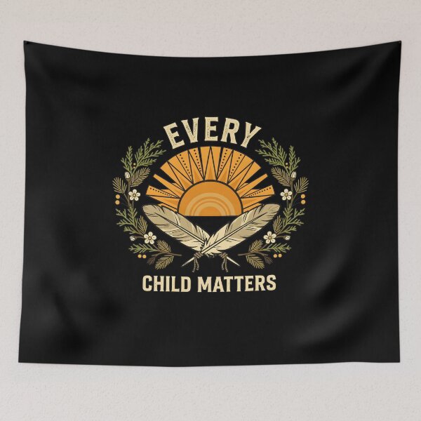 Item preview, Every Child Matters Sun Feathers Floral Art designed and sold by OlyvieArt.
