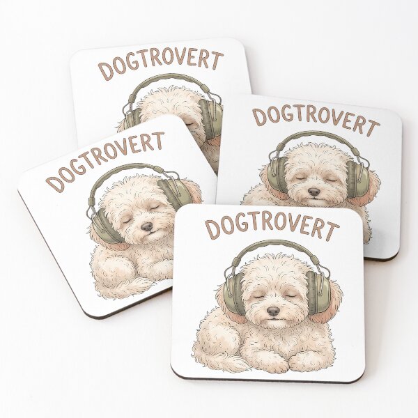 Item preview, Dogtrovert Headphones Do Not Disturb Print designed and sold by ylva-nLoeb.