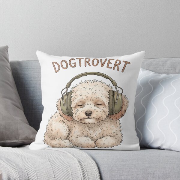 Item preview, Dogtrovert Headphones Do Not Disturb Print designed and sold by ylva-nLoeb.