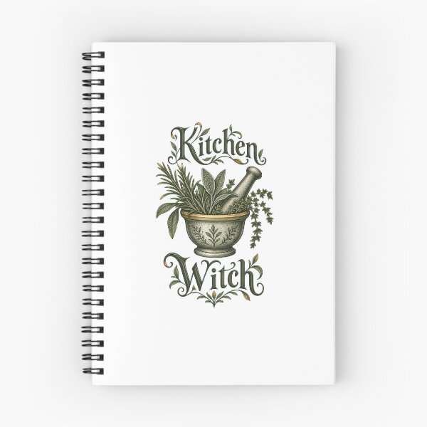 Item preview, Kitchen Witch | Cottagecore Herb Magic Botanical | Green Witch Gift designed and sold by Brackenlume Studio.