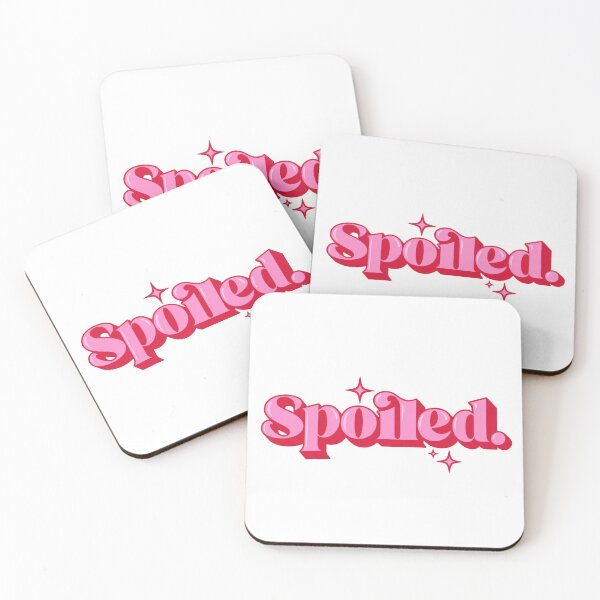Item preview, Spoiled – Pink Retro Girly Typography designed and sold by H-Tsvetkova.