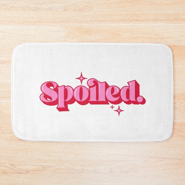 Item preview, Spoiled – Pink Retro Girly Typography designed and sold by H-Tsvetkova.