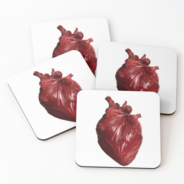 Item preview, Red Plastic Heart Dark Surreal Aesthetic designed and sold by cchickennugget.