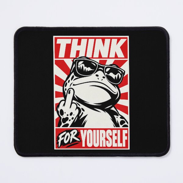 Item preview, Think For Yourself Frog designed and sold by lcnsdjstrtry.