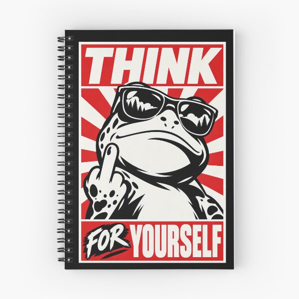 Item preview, Think For Yourself Frog designed and sold by lcnsdjstrtry.