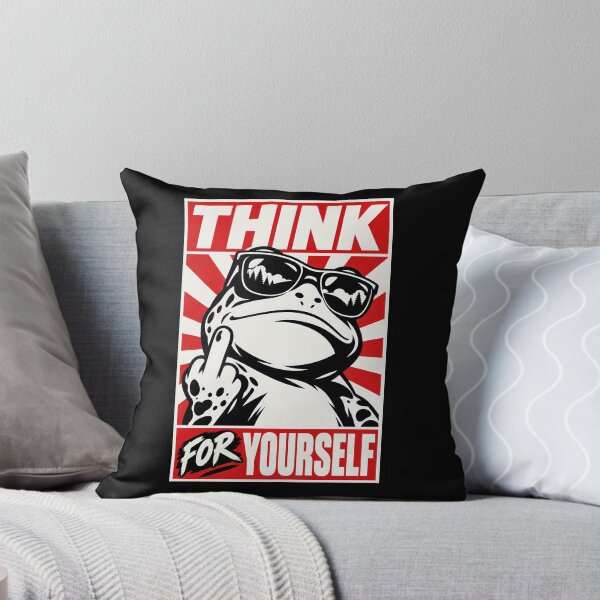 Item preview, Think For Yourself Frog designed and sold by lcnsdjstrtry.