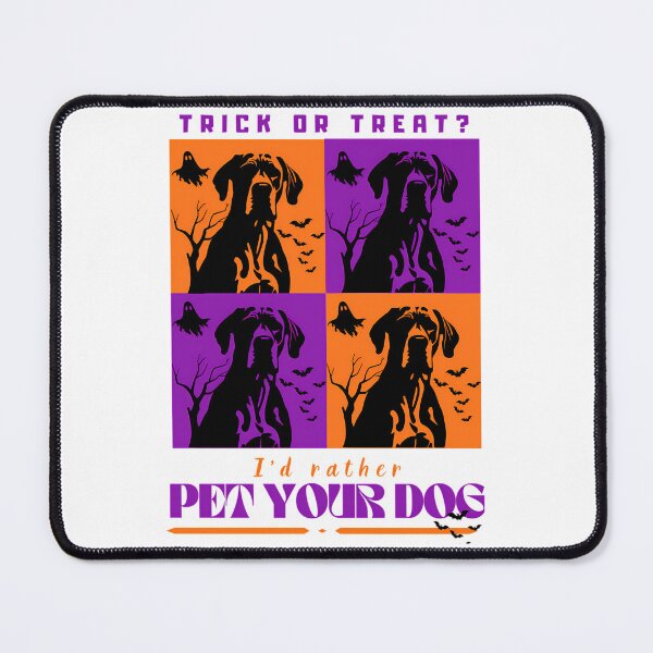 Item preview, Trick Or Treat I'D Rather Pet Your Dog - Funny Dogtrovert Halloween Pop Art designed and sold by ylva-nLoeb.
