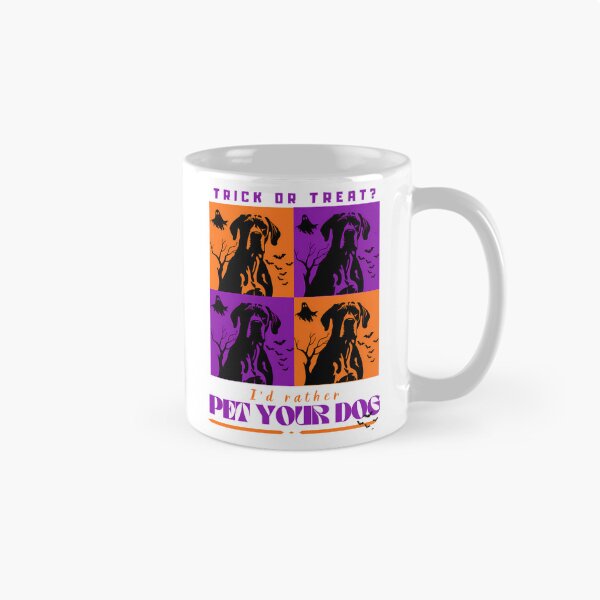 Item preview, Trick Or Treat I'D Rather Pet Your Dog - Funny Dogtrovert Halloween Pop Art designed and sold by ylva-nLoeb.