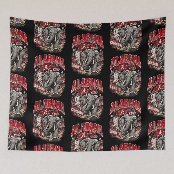Item preview, Alabama Crimson Tide Elephant Football Game Day Sports Design designed and sold by Machomanshop.
