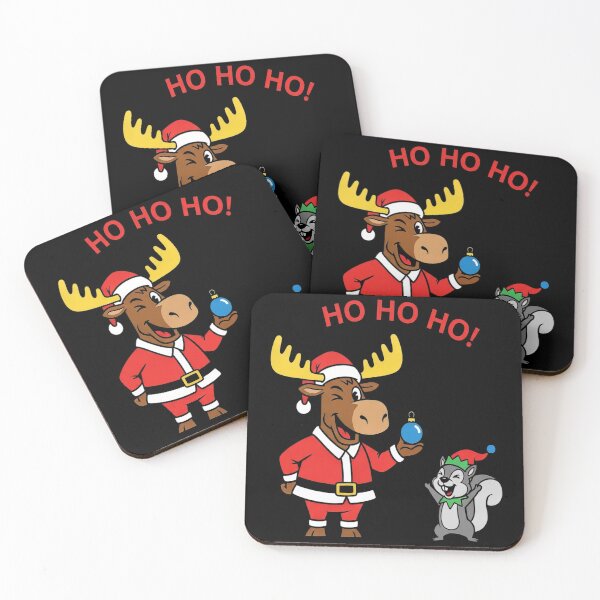 Item preview, Christmas Moose Cartoon Holiday Funny Shirt #3709 designed and sold by shawn-muse.