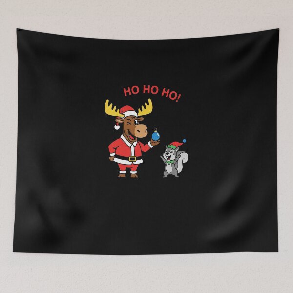 Item preview, Christmas Moose Cartoon Holiday Funny Shirt #3709 designed and sold by shawn-muse.