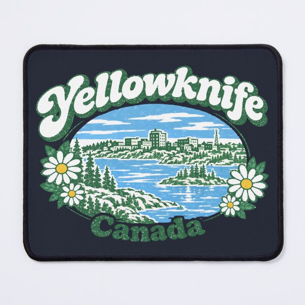 Item preview, Yellowknife Cute Groovy City designed and sold by HowToCanadian.