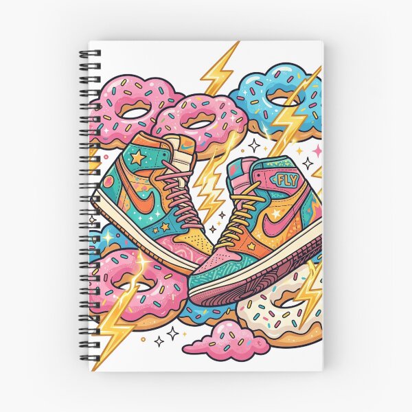 Item preview, Streetwear High Tops Amidst Sprinkled Donut Lightning designed and sold by vienaphi.