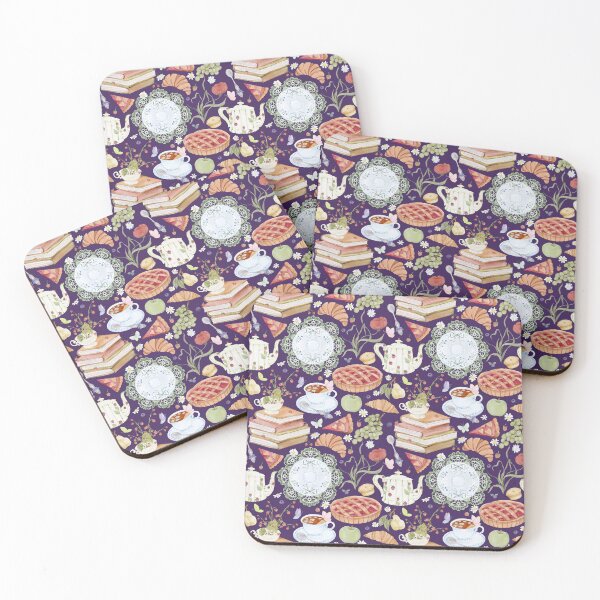 Item preview, English Tea Garden Watercolor Pattern designed and sold by Sagi Jane Art.