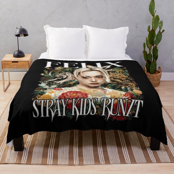 Item preview, Felix Stray Kids Run It Kpop Fan Art designed and sold by JuliaWrig40293.