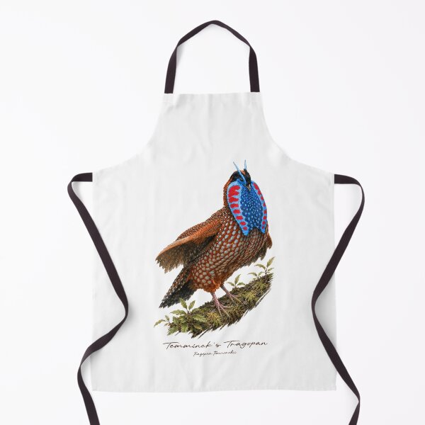 Item preview, Temminck's Tragopan on Mossy Branch Bird Illustration designed and sold by Takeda-art.