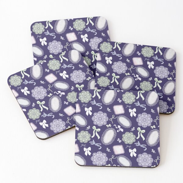 Item preview, Pastel Lace Bows Watercolor Pattern designed and sold by Sagi Jane Art.