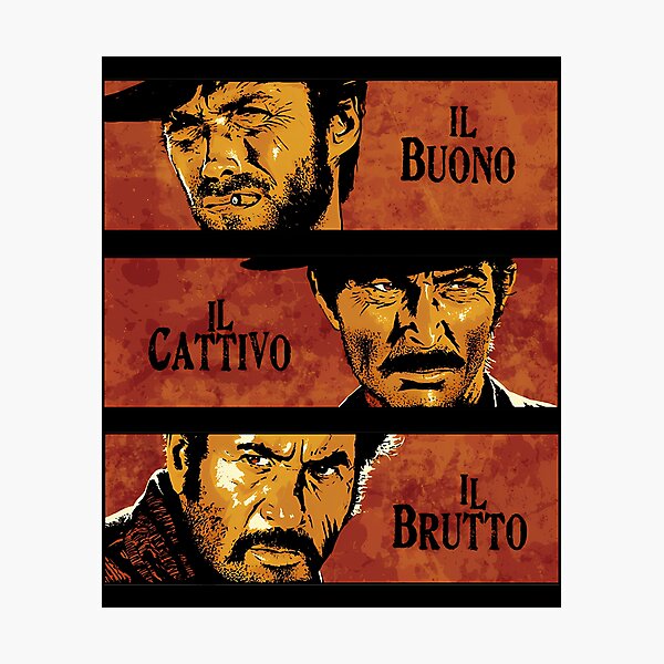 Item preview, The Good The Bad And The Ugly designed and sold by alaulmengodv.