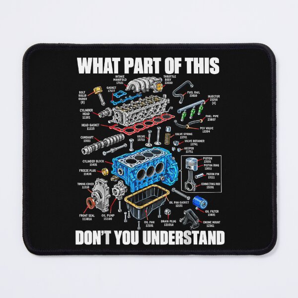 Item preview, What Part of This Don’t You Understand Engine Diagram designed and sold by SaboCollita.