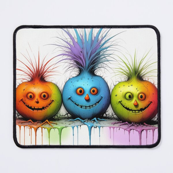 Item preview, Halloween Smiley Monsters designed and sold by Pixicato.
