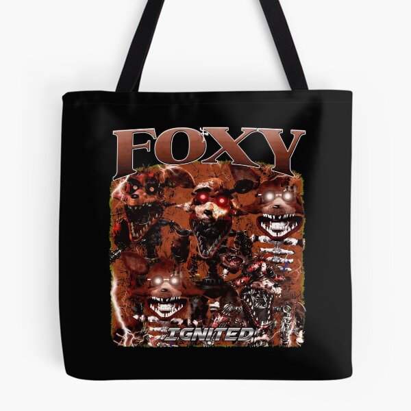 Aperçu de l'œuvre T-shirt animatronique Foxy Ignited Horror Game créée et vendue par SeanThoma82727.