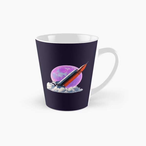 Item preview, Synthwave Space Shuttle Rocket Launch Vaporwave Retro Art designed and sold by KungPowUnicorn.