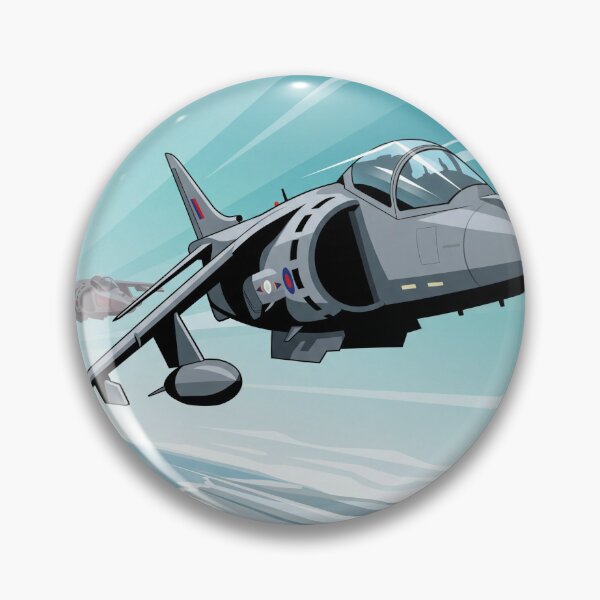 Item preview, BAe Harrier Banking Vector Illustration designed and sold by Airpower Art.