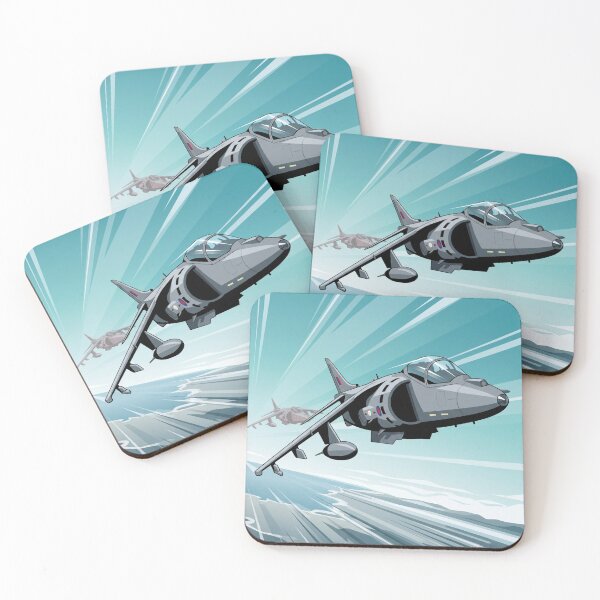 Item preview, BAe Harrier Banking Vector Illustration designed and sold by Airpower Art.