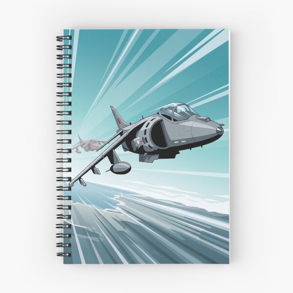 Item preview, BAe Harrier Banking Vector Illustration designed and sold by Airpower Art.