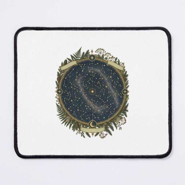 Item preview, Constellation Star Chart | Celestial Botanical Art | Stargazer Gift designed and sold by Brackenlume Studio.