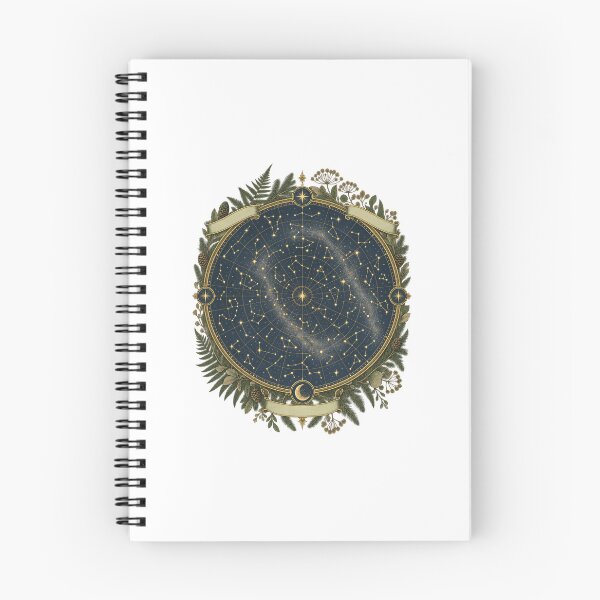 Item preview, Constellation Star Chart | Celestial Botanical Art | Stargazer Gift designed and sold by Brackenlume Studio.