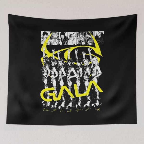 Item preview, GALA Retro Group Portrait Yellow Text  designed and sold by JuliaWrig40293.