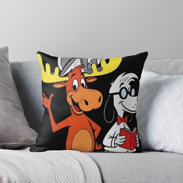 Item preview, Cartoon Moose & Clever Dog Team Vintage Graphic Tee #6531 designed and sold by shawn-muse.