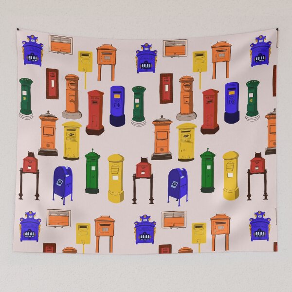 Item preview, Colourful Postboxes from All over the World designed and sold by Liliaphylla.