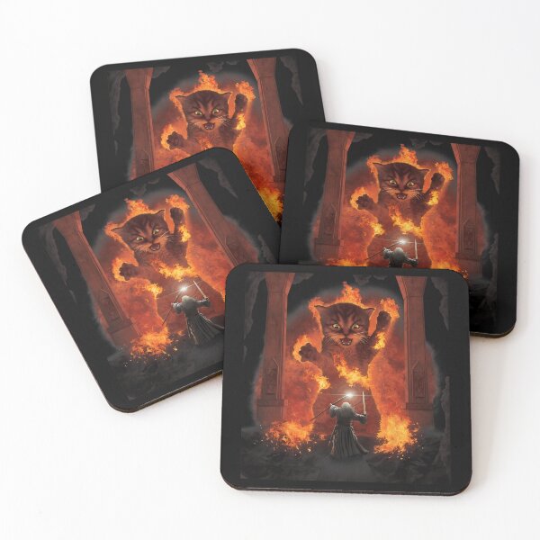 Item preview, Fiery Kitten vs Wizards Confrontation Underworld designed and sold by Beschoshop.