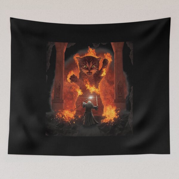 Item preview, Fiery Kitten vs Wizards Confrontation Underworld designed and sold by Beschoshop.