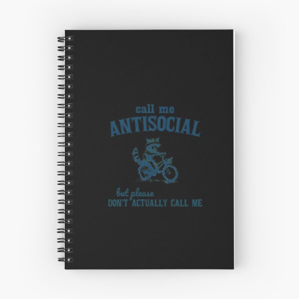 Item preview, Call Me Antisocial Raccoon on Bike designed and sold by CarmelReichert.