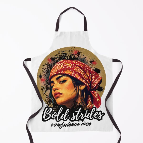 Item preview, Bold strides confidence rise -woman face portrait design. designed and sold by She - artist creations .