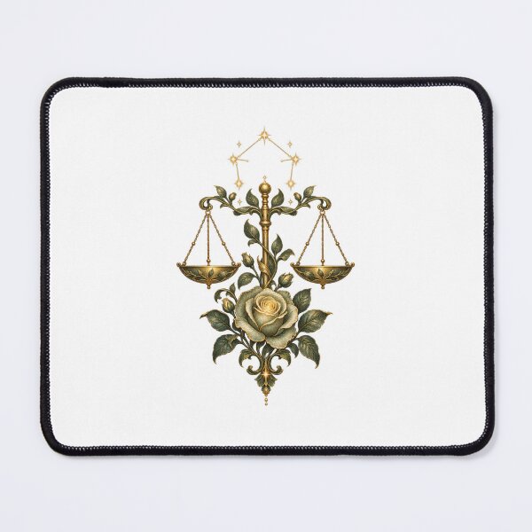 Item preview, Libra Zodiac Botanical | Celestial Star Sign Art | Libra Birthday Gift designed and sold by Brackenlume Studio.
