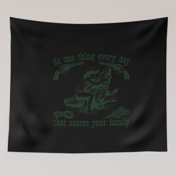 Item preview, Do One Thing Every Day Scares Family  designed and sold by CarmelReichert.