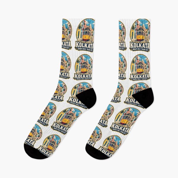 Item preview, Kolkata Tram India Vintage Travel Poster – Calcutta Tram West Bengal Design designed and sold by Globalcitytees.