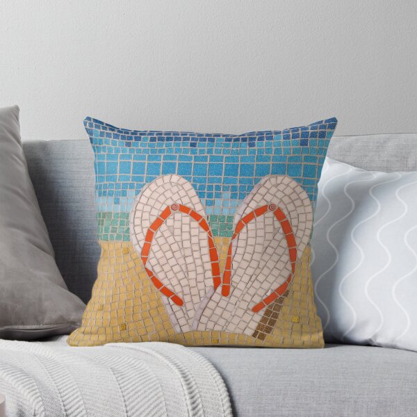 Item preview, Flip Flop Heart Mosaic Art designed and sold by joannaydesigns.