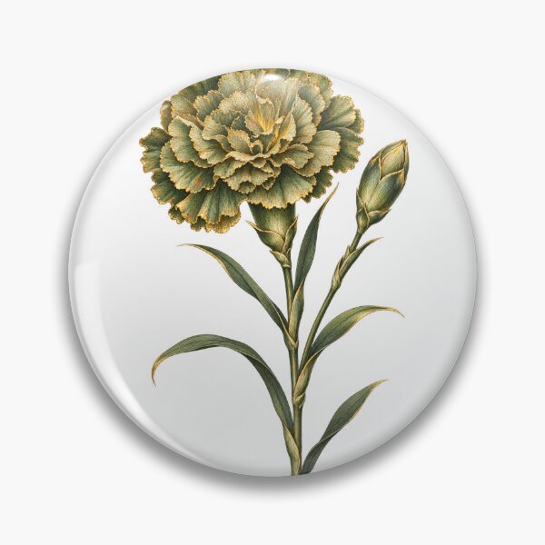 Item preview, January Birth Flower | Carnation Botanical Art | January Birthday Gift designed and sold by Brackenlume Studio.