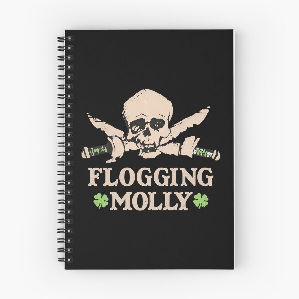 Item preview, Flogging Mollys Skull Swordss Clovers designed and sold by Beschoshop.